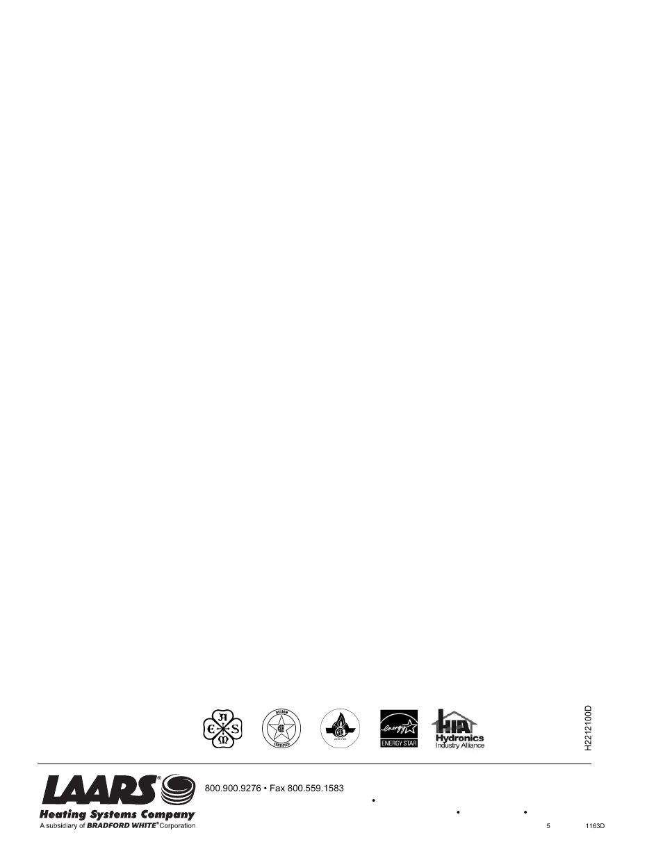 LAARS SUMMIT SMW-250 - Install and Operating Manual User Manual | Page 36 / 36
