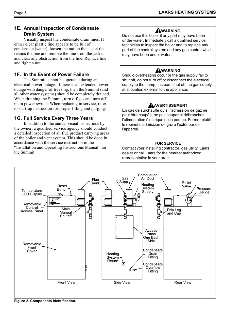 LAARS SUMMIT SMB-250 - Users Manual User Manual | Page 6 / 8