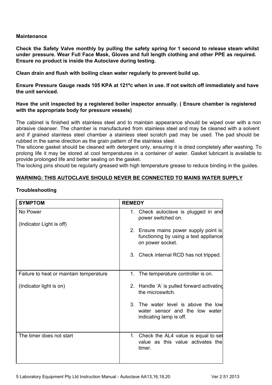 LABEC AA20 User Manual | Page 6 / 7
