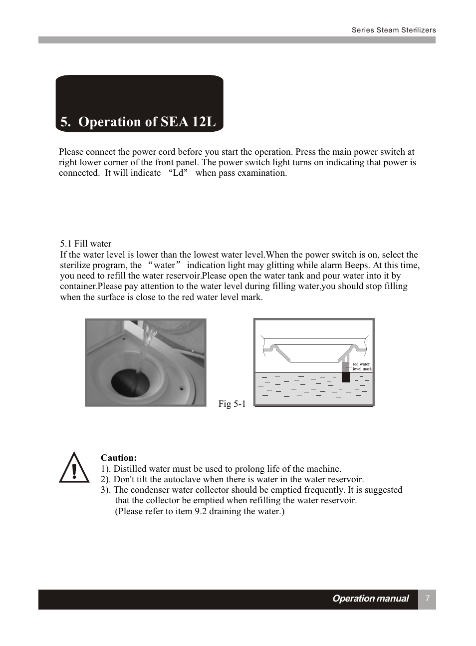 Т³гж 12, Sea 12l, Operation of | LABEC AA-12BS User Manual | Page 11 / 30