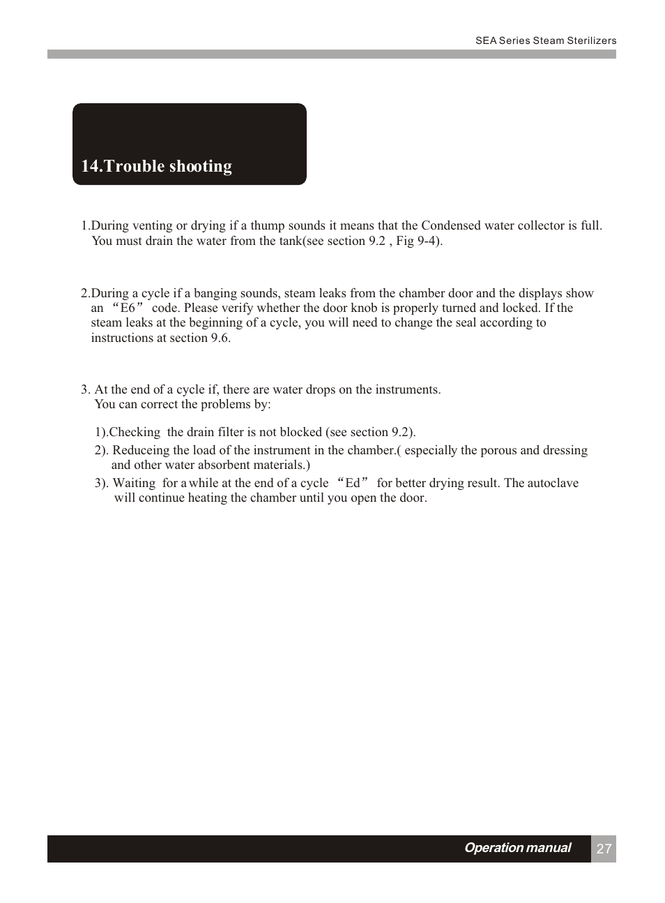 Т³гж 32, Trouble shooting | LABEC AA-17BS User Manual | Page 31 / 32