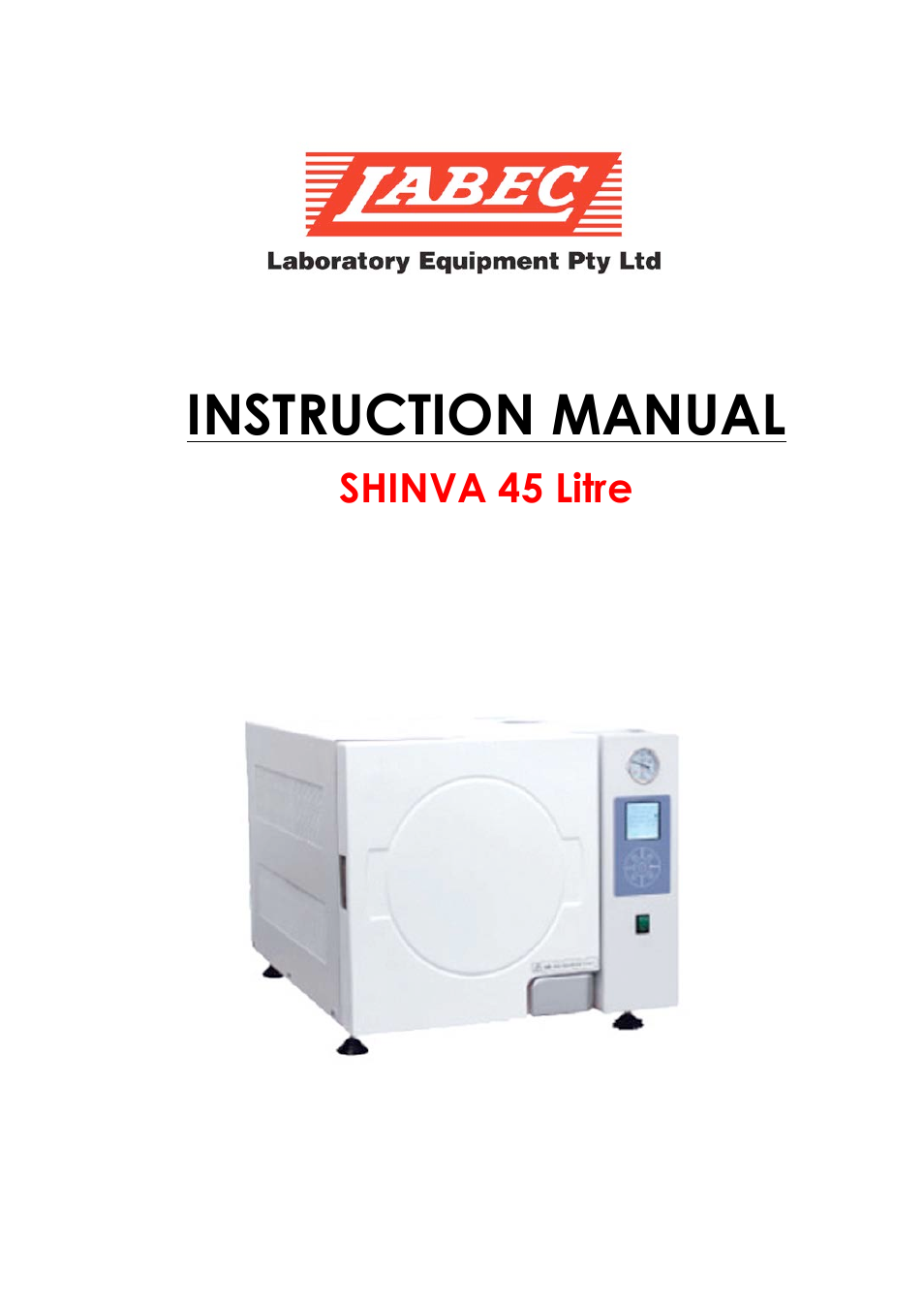 LABEC Shinva-45N User Manual | 21 pages