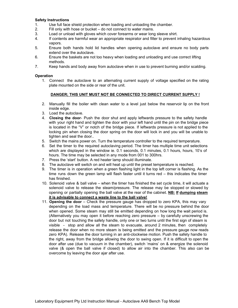 LABEC AA9 User Manual | Page 4 / 6