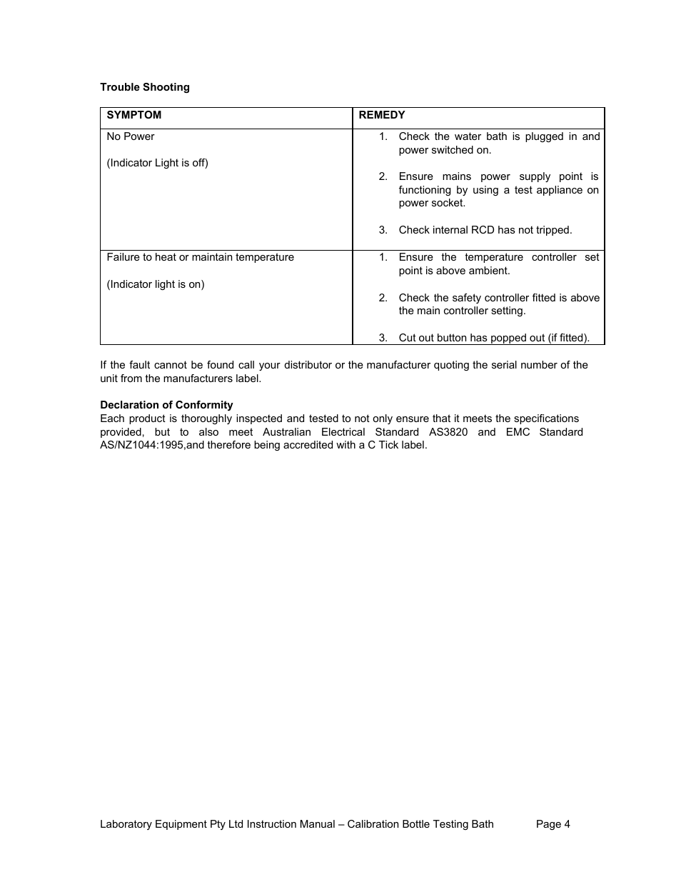 LABEC LHF-80 User Manual | Page 5 / 5