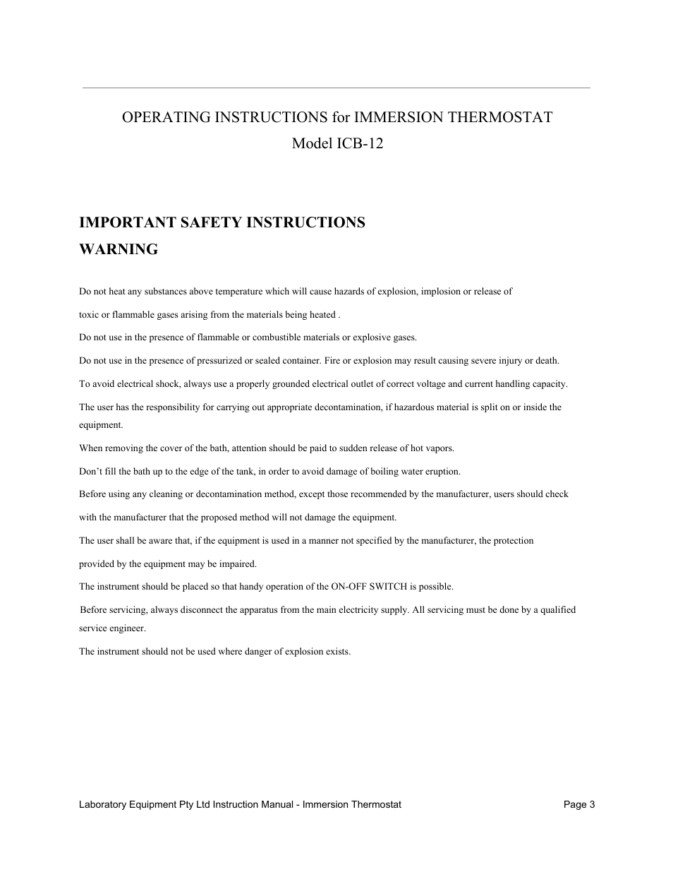 LABEC ICB-12 User Manual | Page 2 / 3