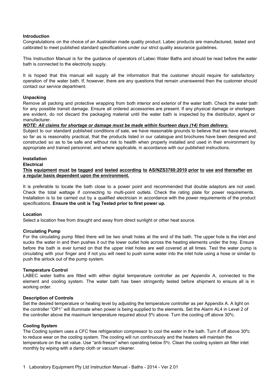 LABEC LBC-8 User Manual | Page 2 / 4