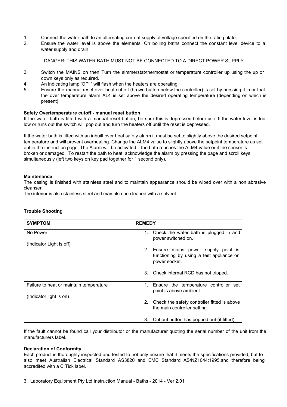 LABEC LBC-8 User Manual | Page 4 / 4