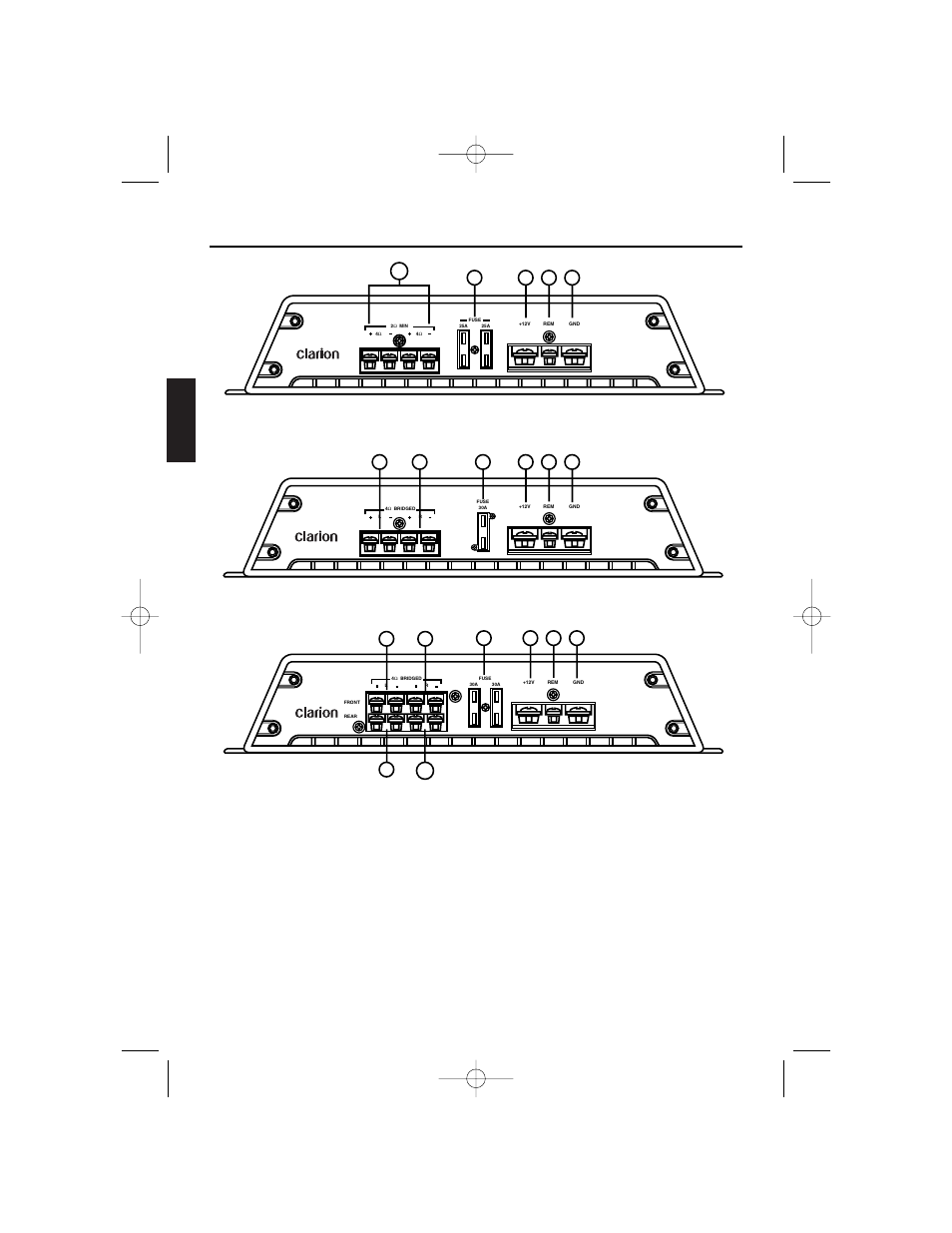 Raccordement du courant et fils haut-parleur, Français | Clarion APX4241 User Manual | Page 28 / 56