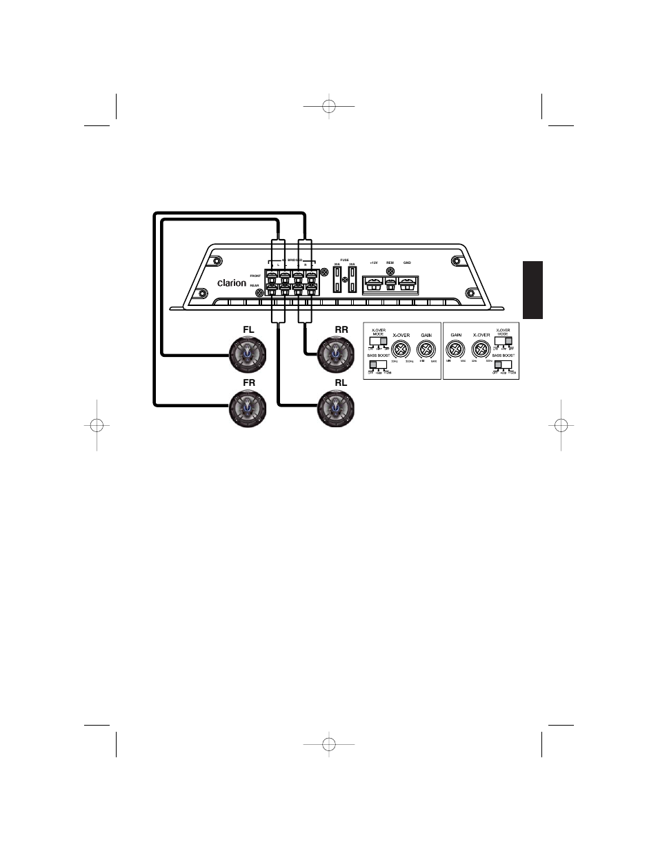 Français, Fl fr rr rl | Clarion APX4241 User Manual | Page 31 / 56