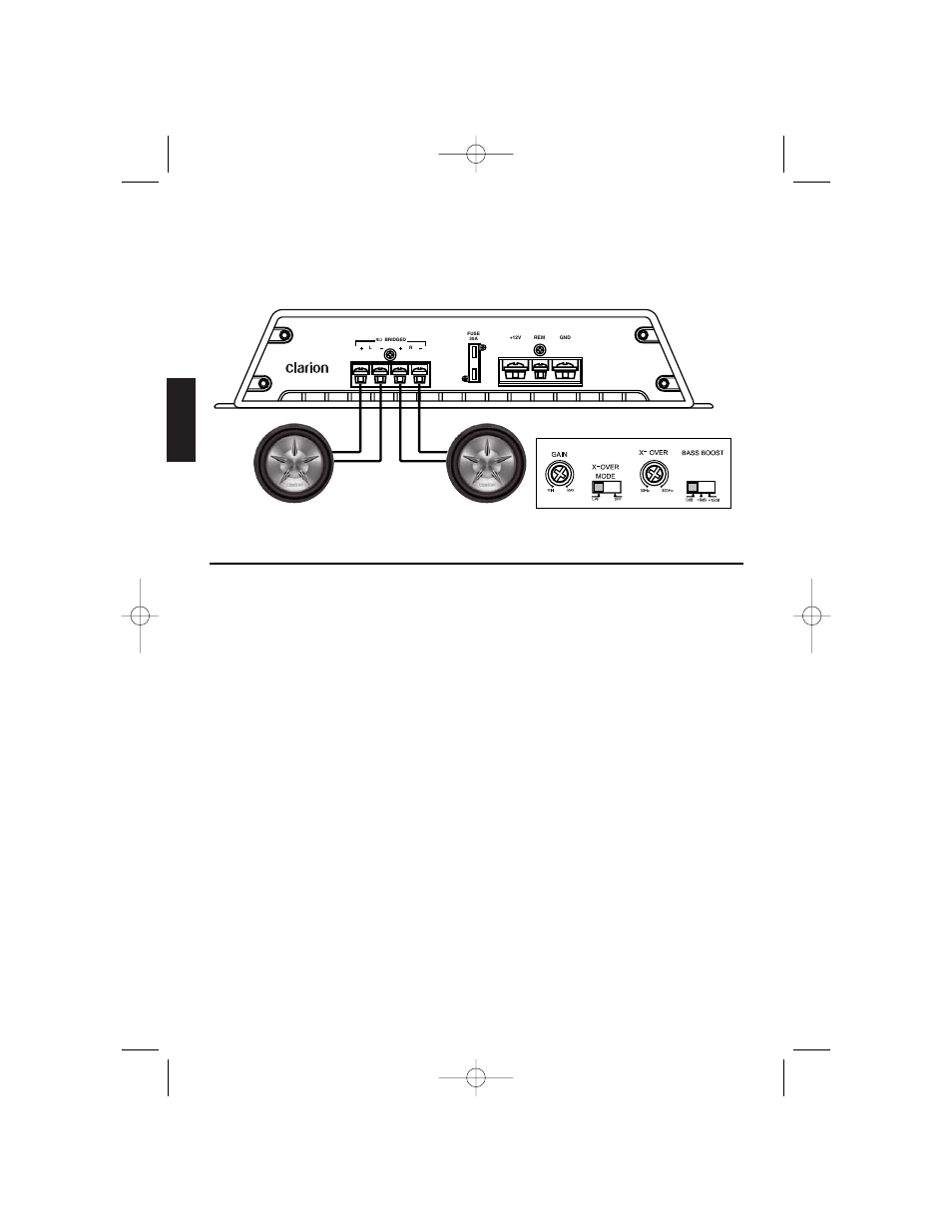 Français, Réglage du contrôle de gain | Clarion APX4241 User Manual | Page 32 / 56