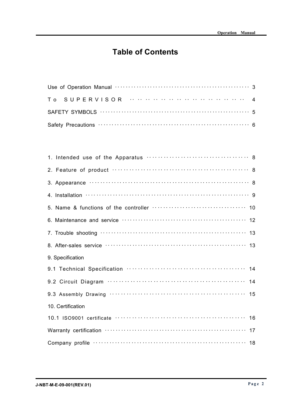 LABEC J-NBT User Manual | Page 3 / 16