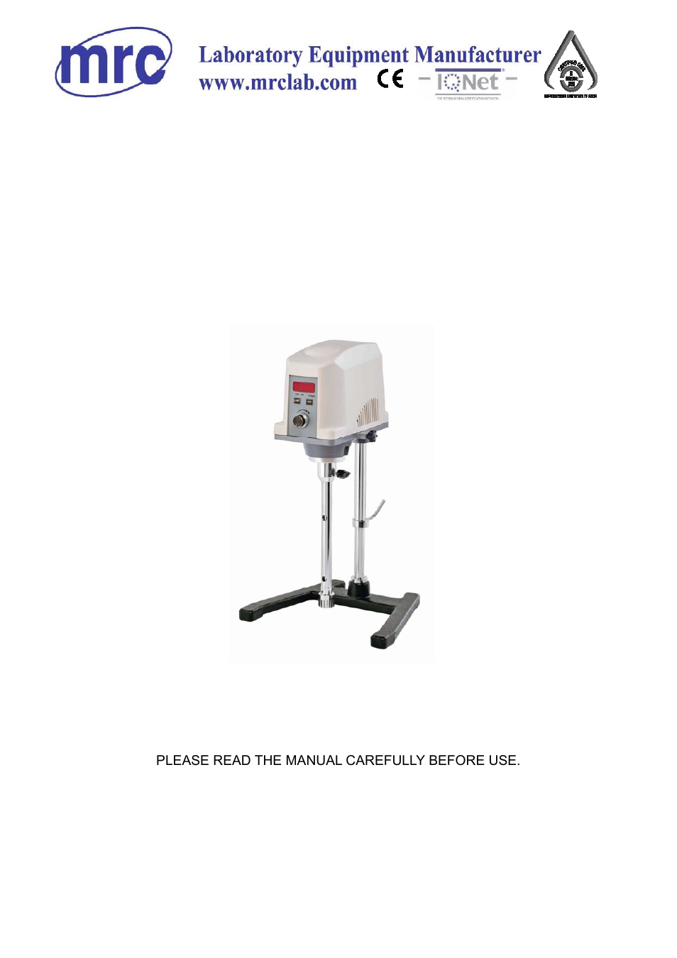 H2g-0, Homogenizer | LABEC M-HOG010 User Manual | Page 2 / 12