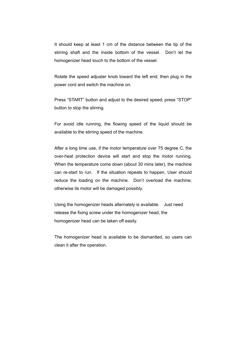 Iii. operation instruction | LABEC M-HOG010 User Manual | Page 4 / 12