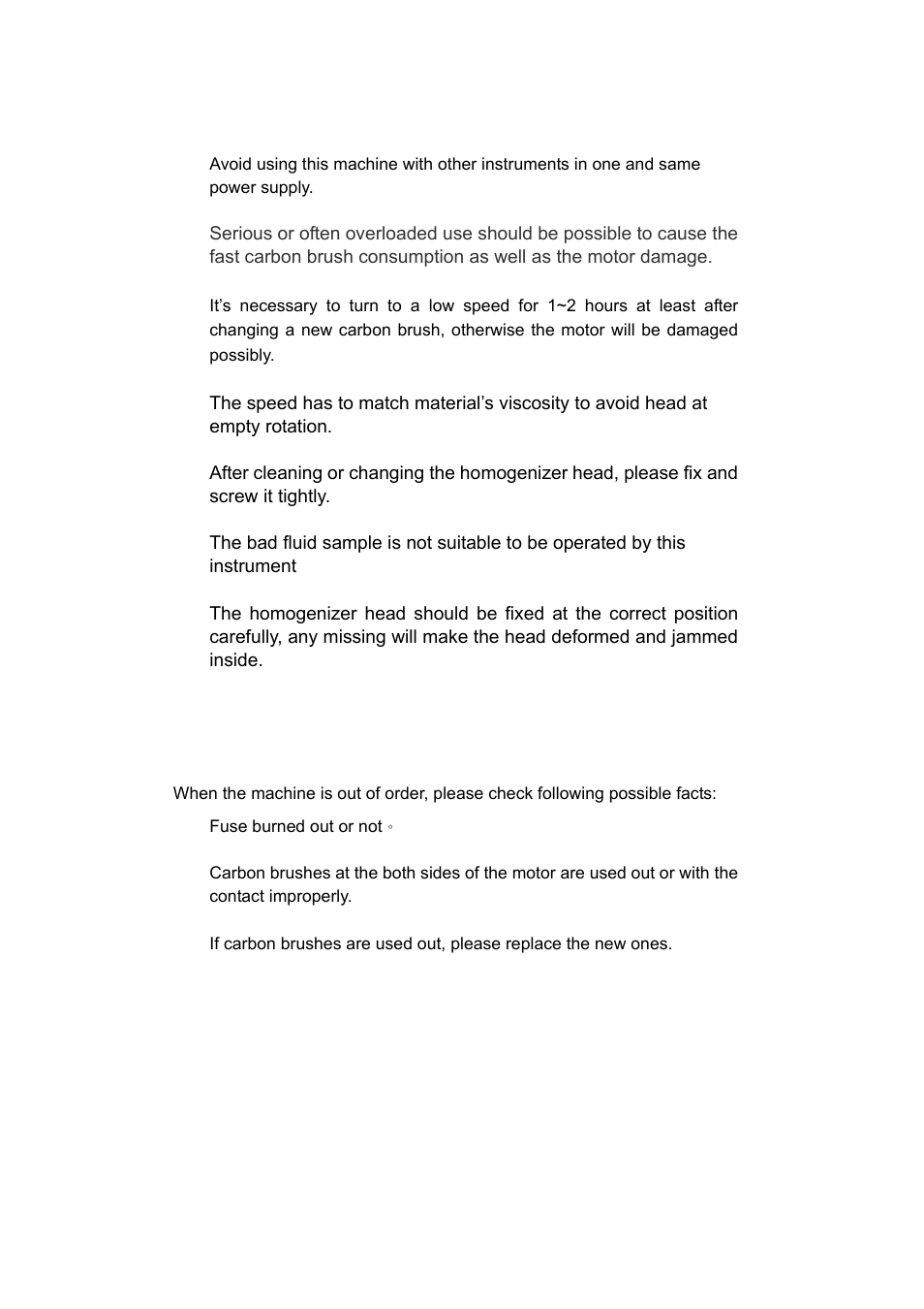 Iv. caution, V. self-inspection | LABEC M-HOG010 User Manual | Page 5 / 12