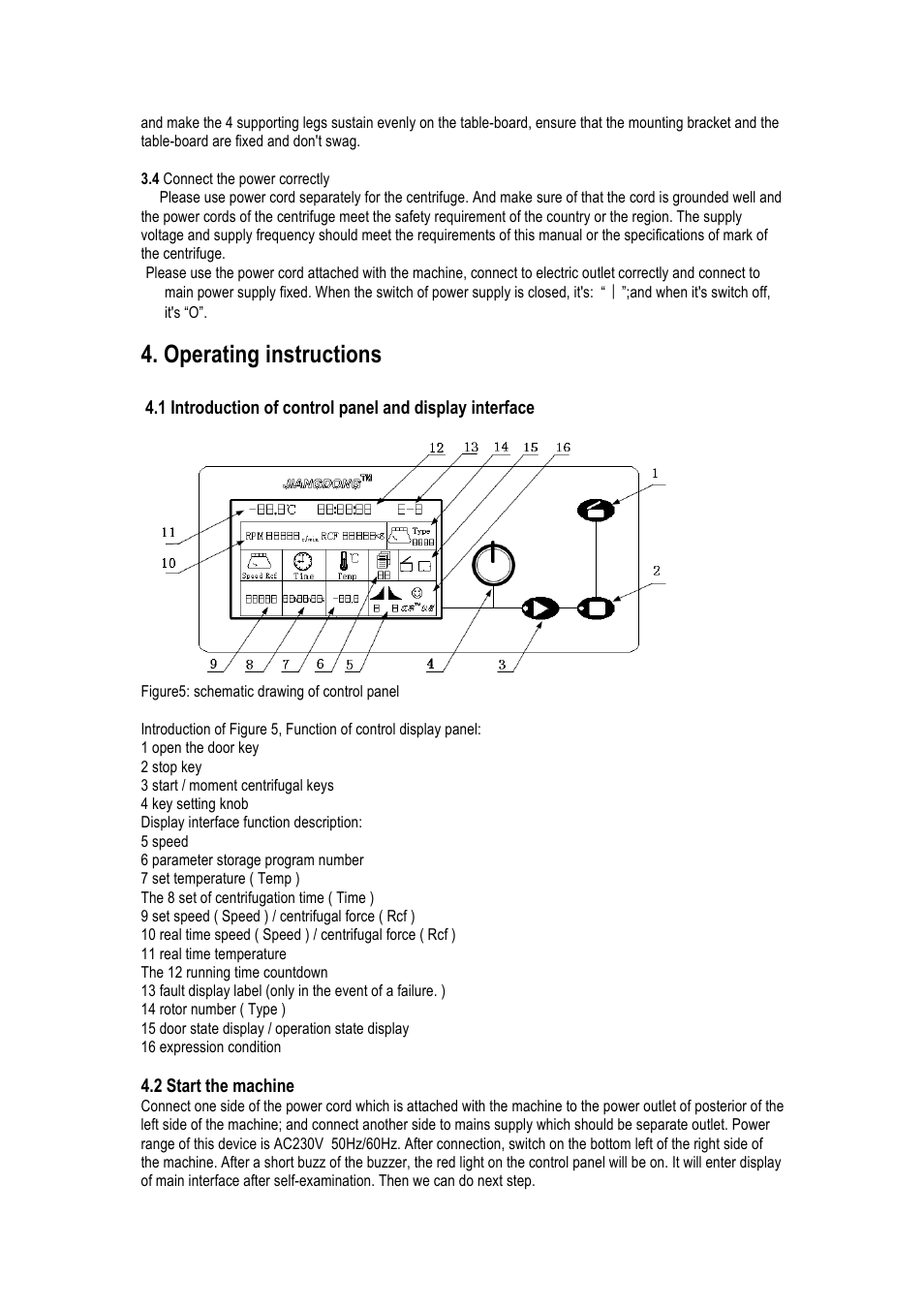 Operating instructions | LABEC Z-L-530 User Manual | Page 9 / 20