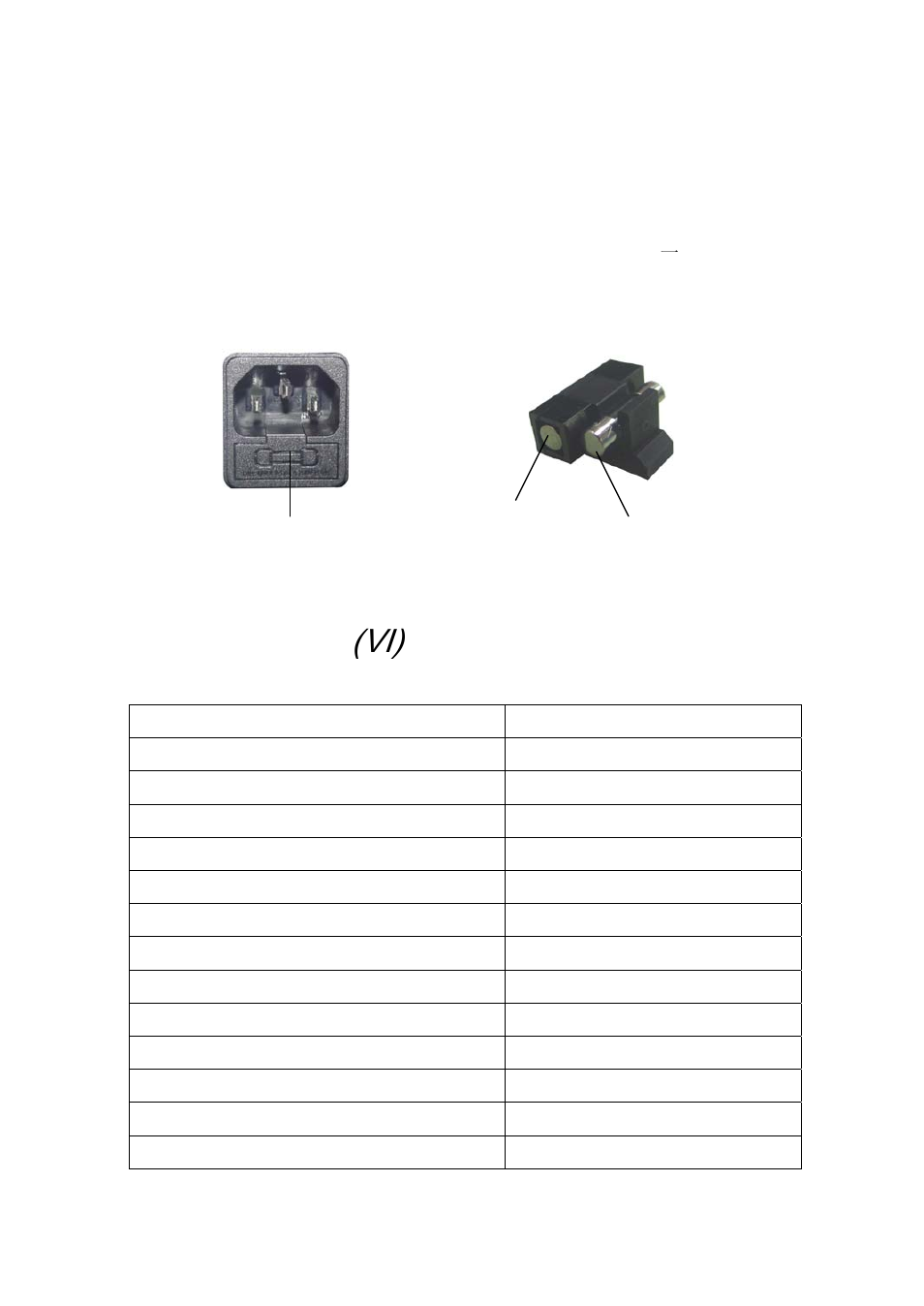 Items, Parts list | LABEC M-SCEN-206 User Manual | Page 12 / 13