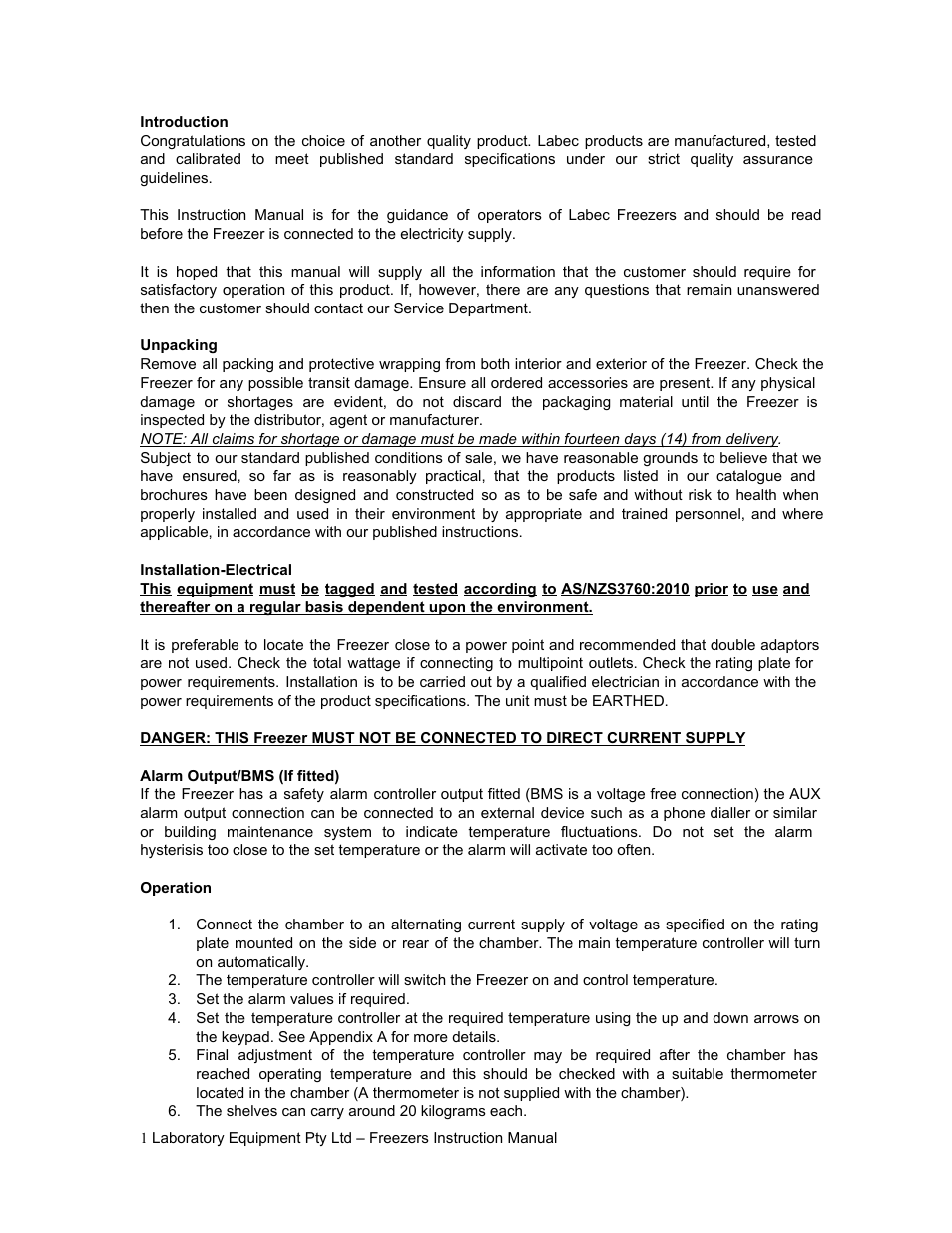 LABEC PLFSD-1400 User Manual | 2 pages