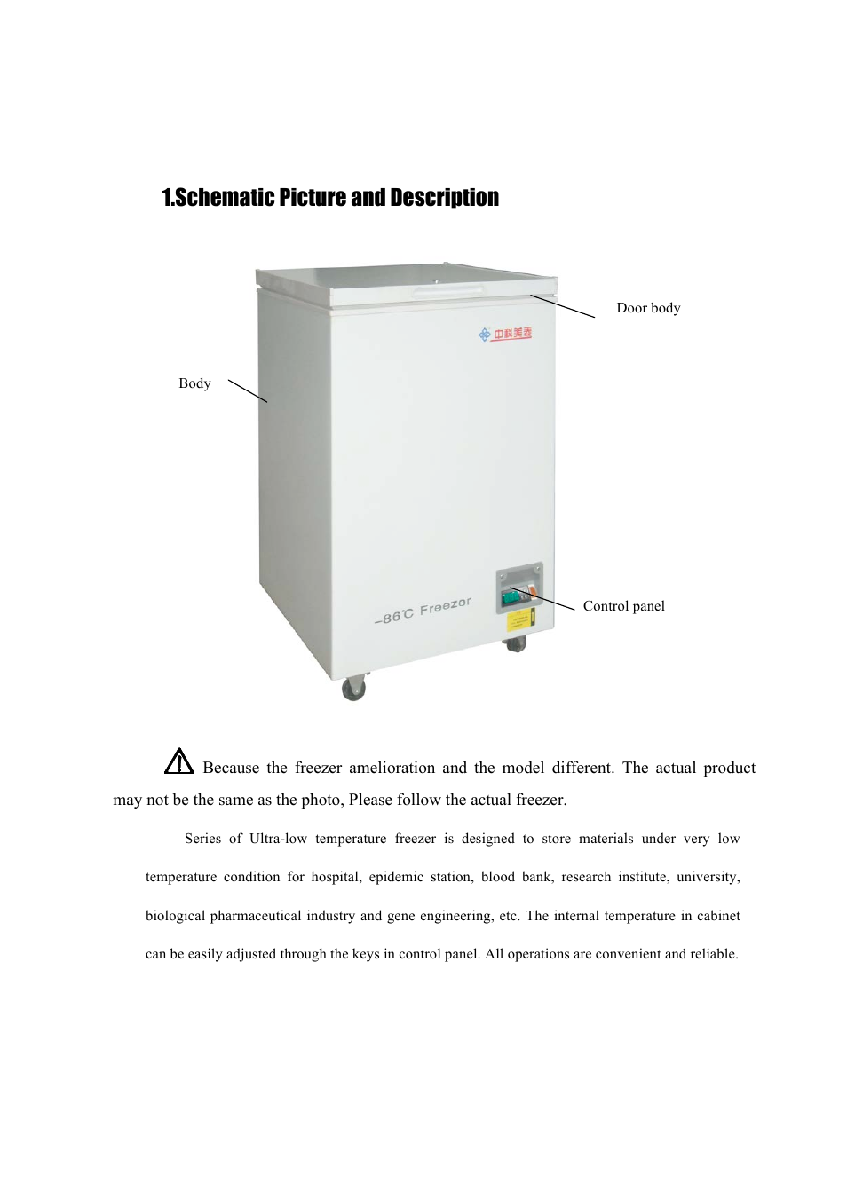 Schematic picture and description | LABEC H-DW-HW50 User Manual | Page 5 / 12