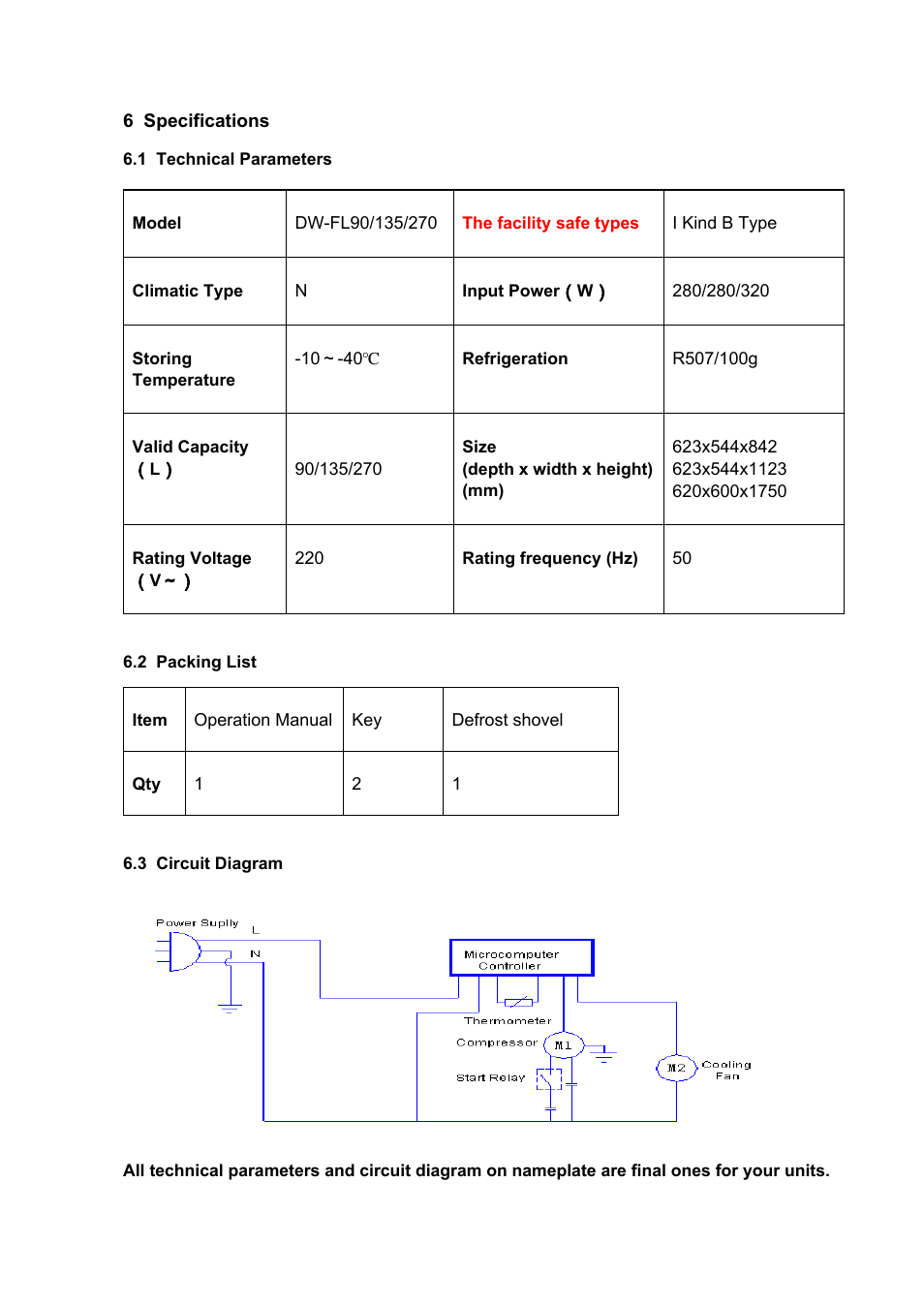 LABEC DW-FL270 User Manual | Page 8 / 8