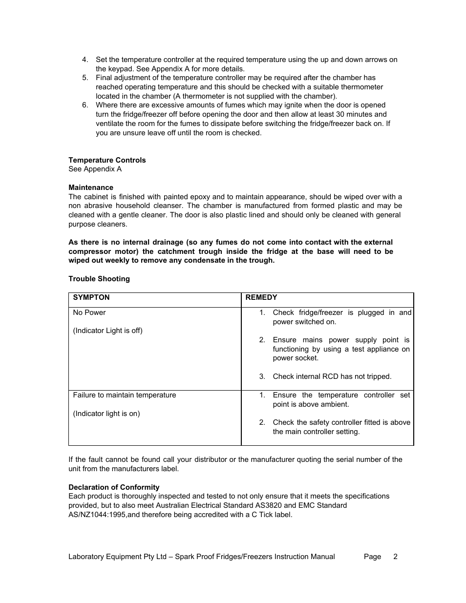 LABEC SPCF-675 User Manual | Page 3 / 3