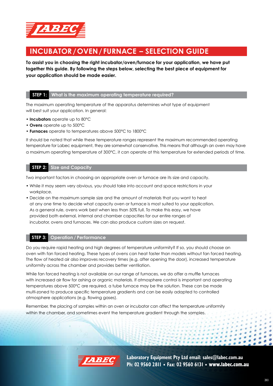LABEC CEMLS User Manual | 2 pages