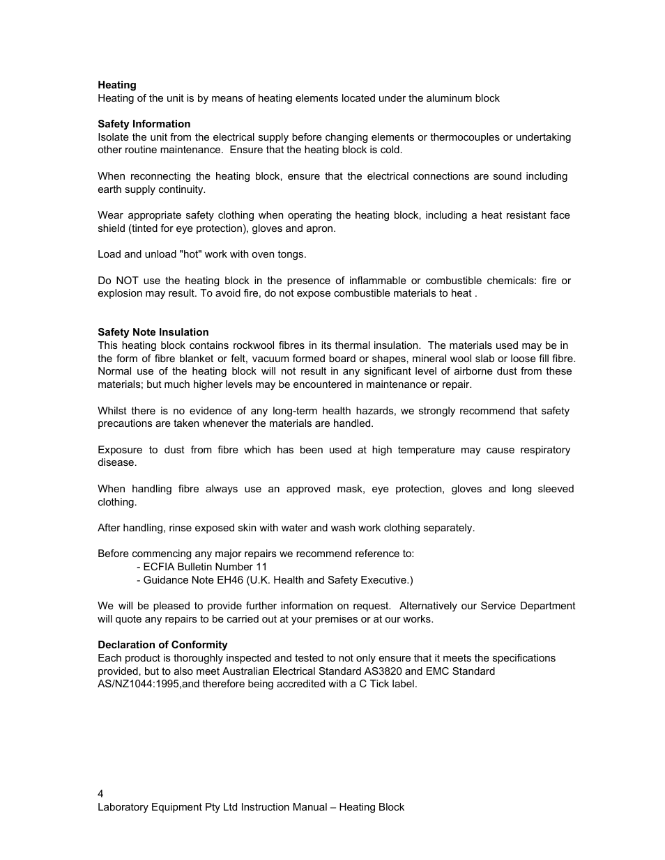 LABEC LDBH-1223 User Manual | Page 5 / 5
