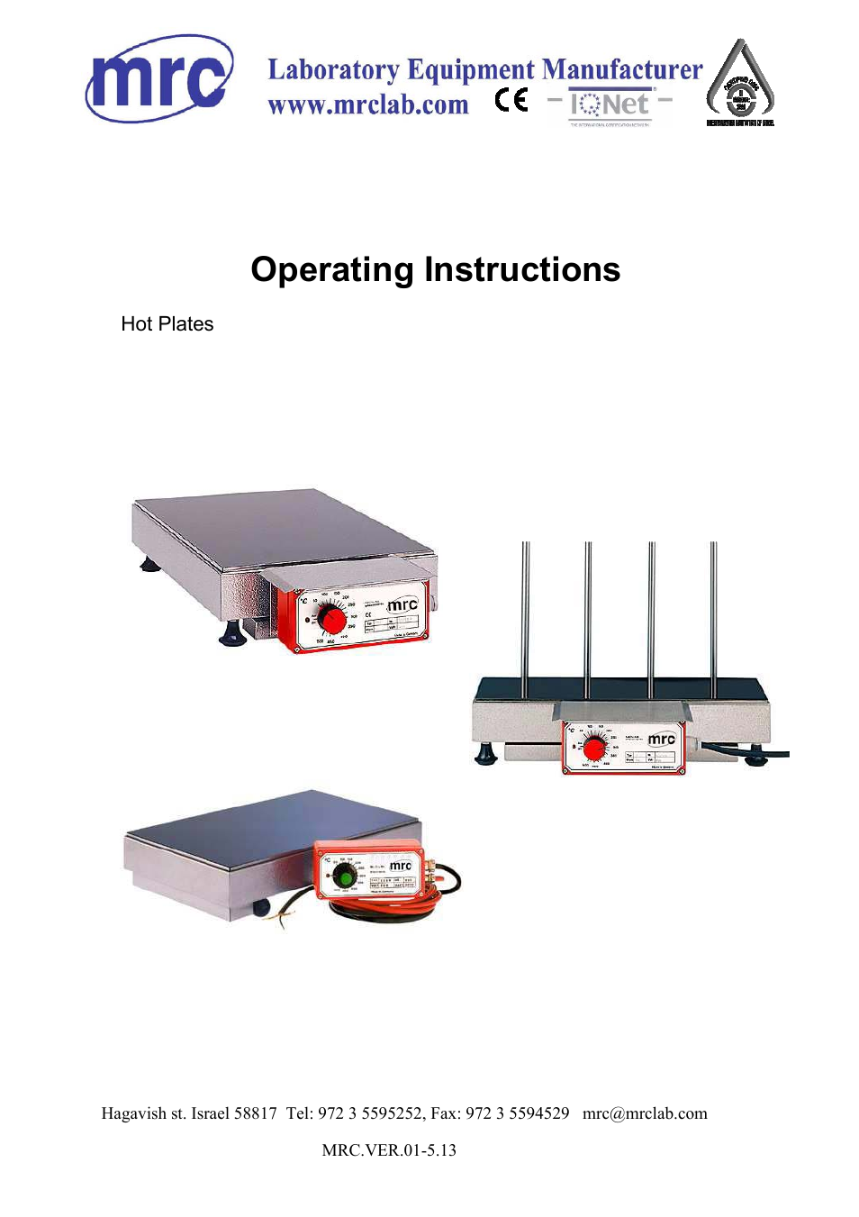 Operating instructions | LABEC M-CERA-5843 User Manual | Page 2 / 8