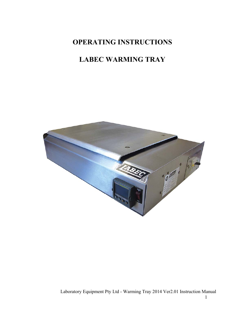 LABEC SW-1 User Manual | Page 2 / 7