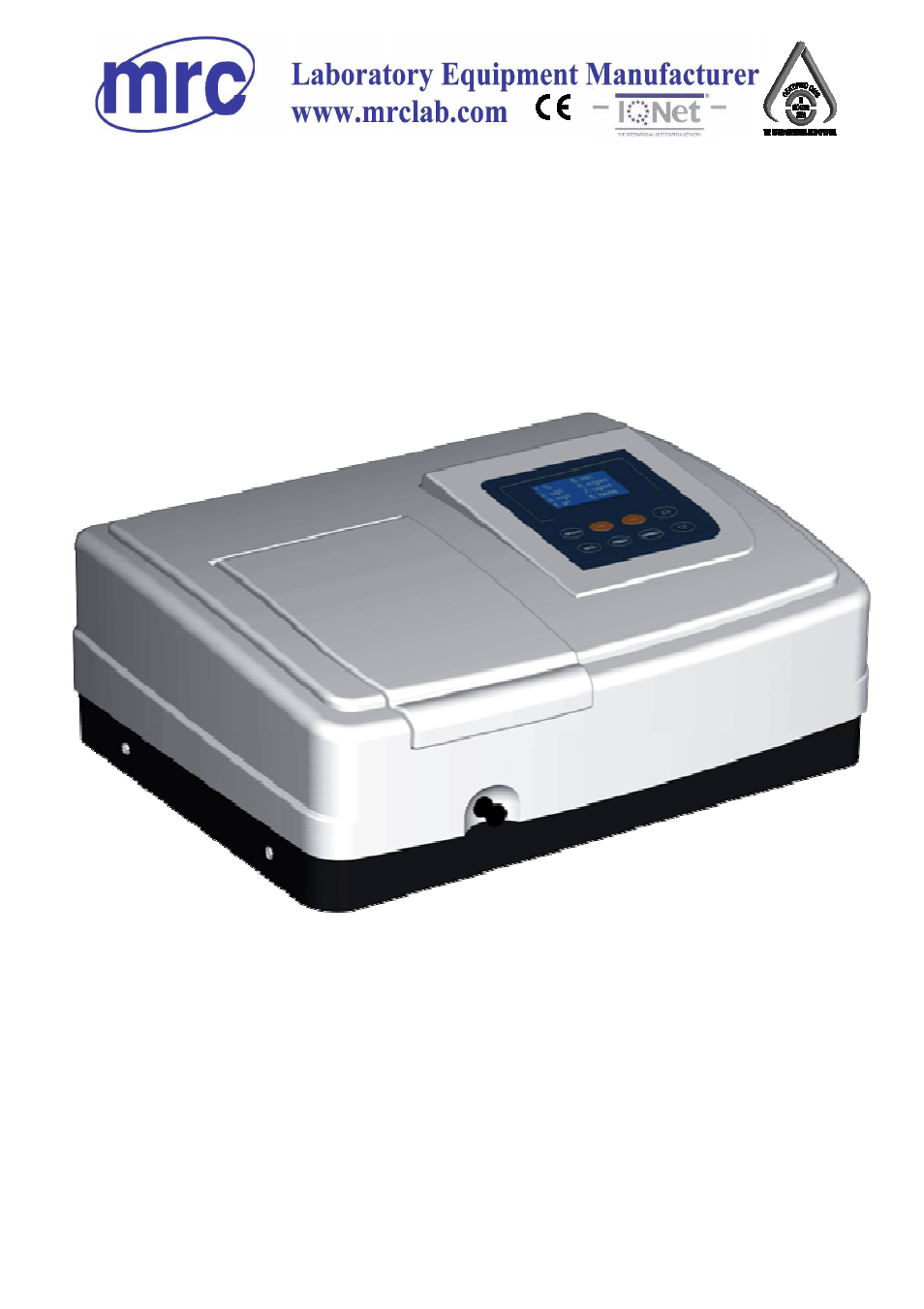 Spectro-v11d, Spectrometer, Operation manual for | LABEC V-11D User Manual | Page 2 / 15