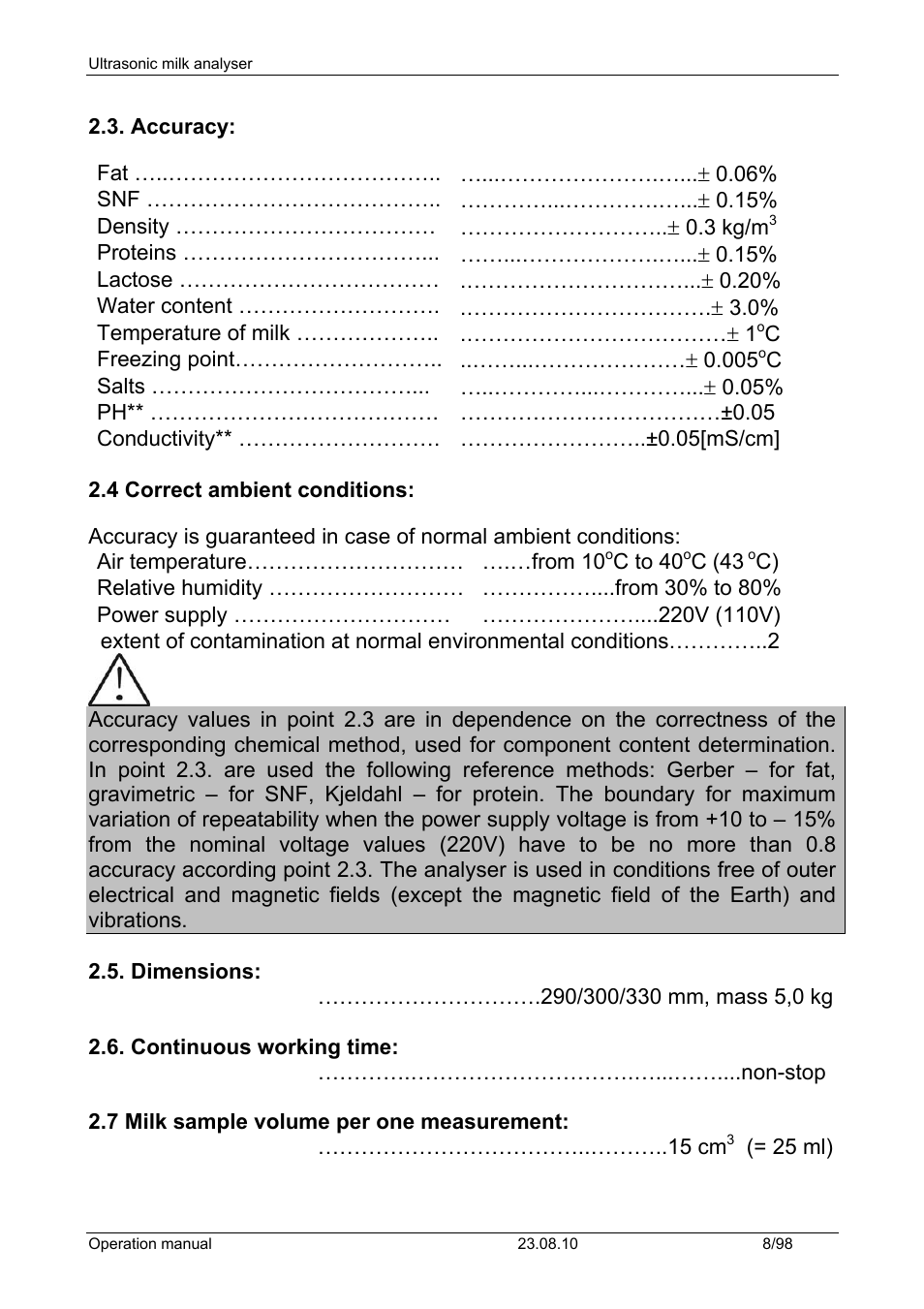 LABEC M-MIA-CC User Manual | Page 10 / 99