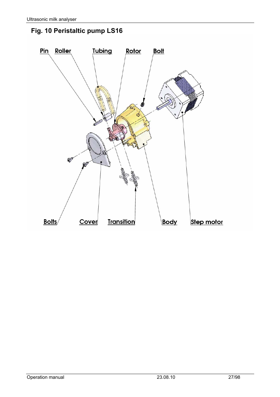 Fig. 10 peristaltic pump ls16 | LABEC M-MIA-CC User Manual | Page 29 / 99
