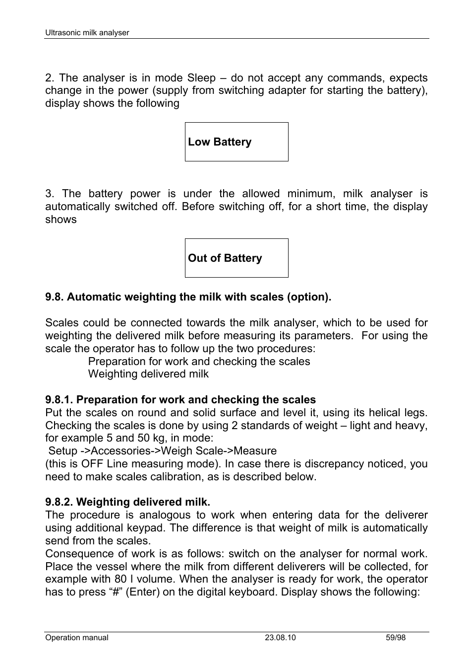 LABEC M-MIA-CC User Manual | Page 61 / 99