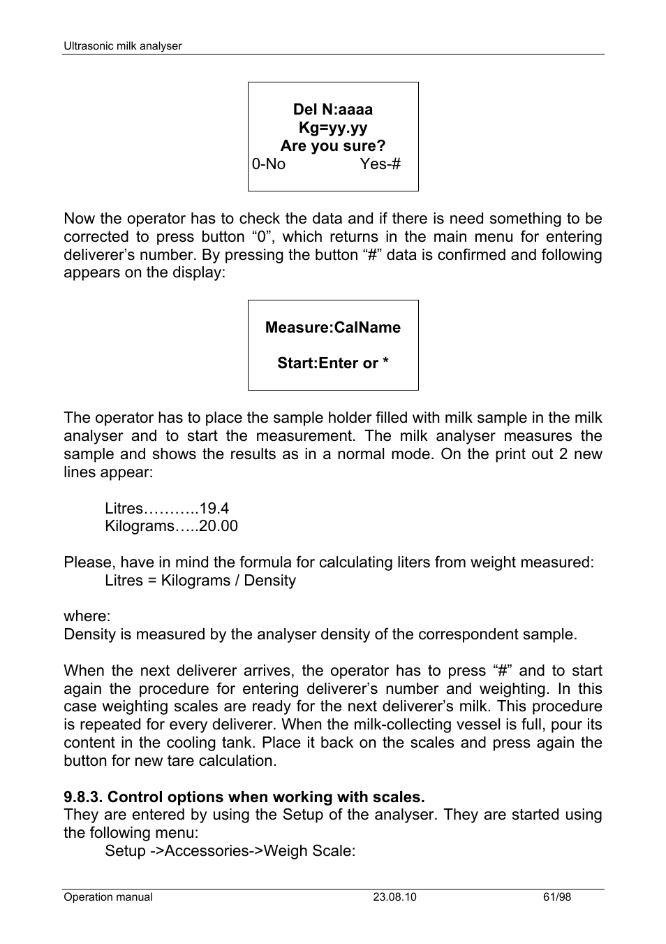 LABEC M-MIA-CC User Manual | Page 63 / 99