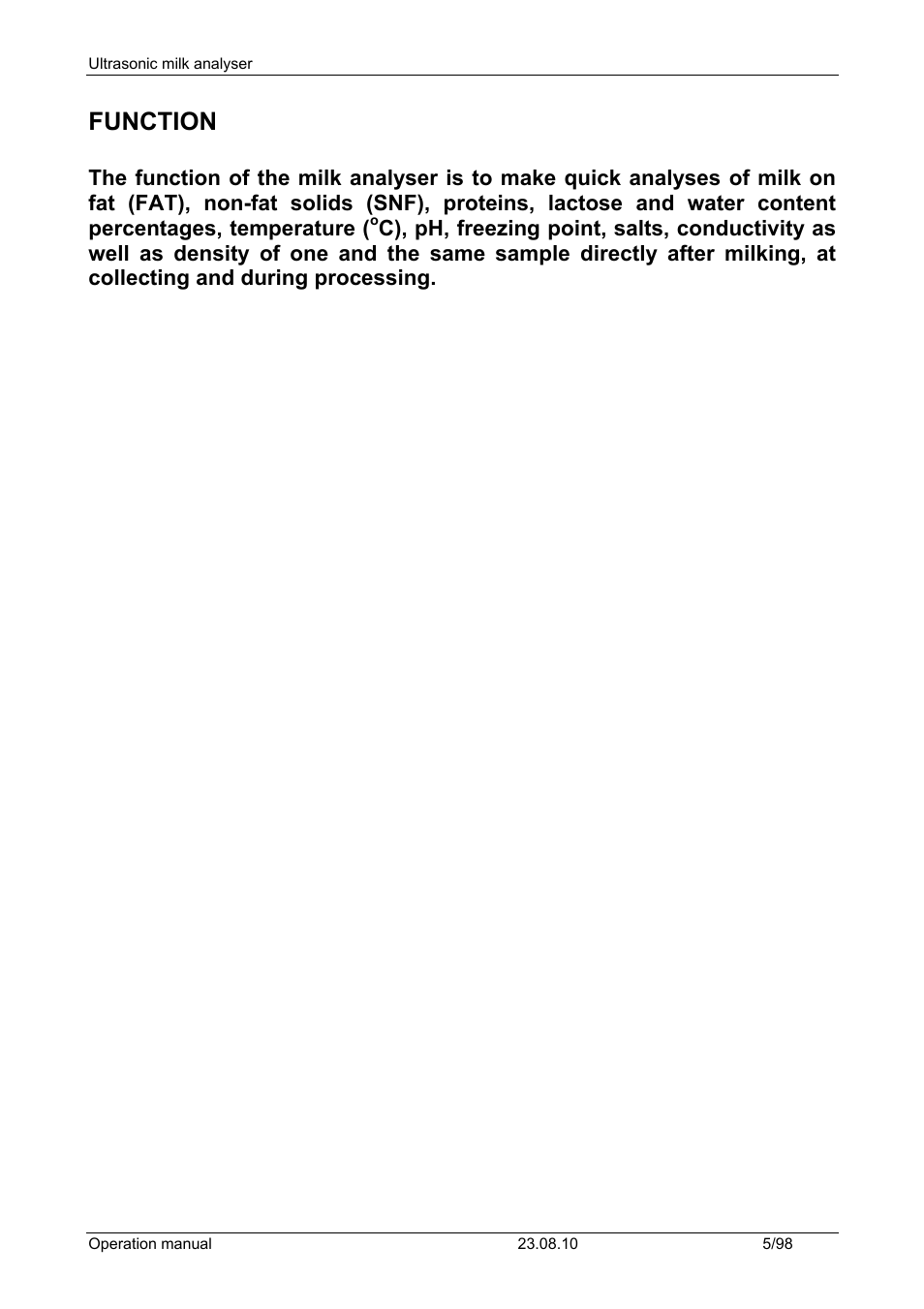Function | LABEC M-MIA-CC User Manual | Page 7 / 99