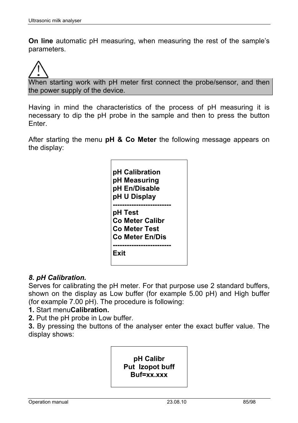 LABEC M-MIA-CC User Manual | Page 87 / 99