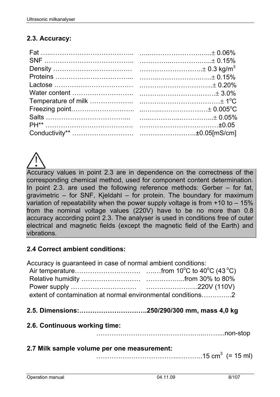 LABEC M-MIA-LA User Manual | Page 10 / 107