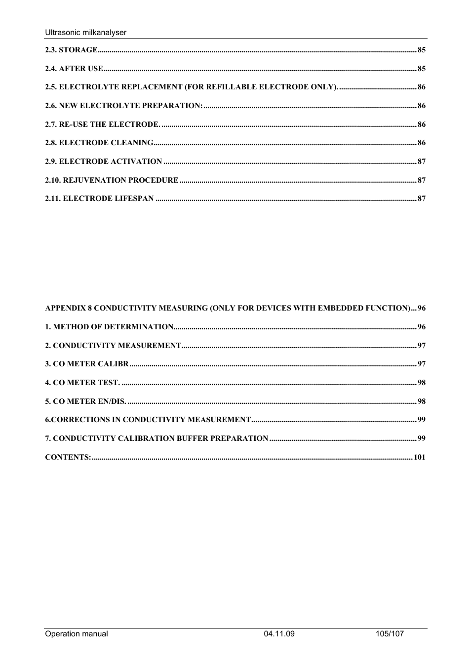 LABEC M-MIA-LA User Manual | Page 107 / 107