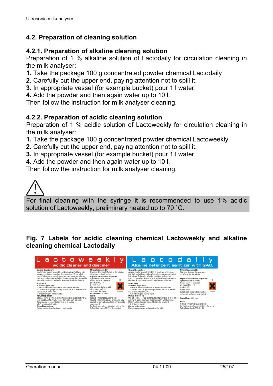 LABEC M-MIA-LA User Manual | Page 27 / 107