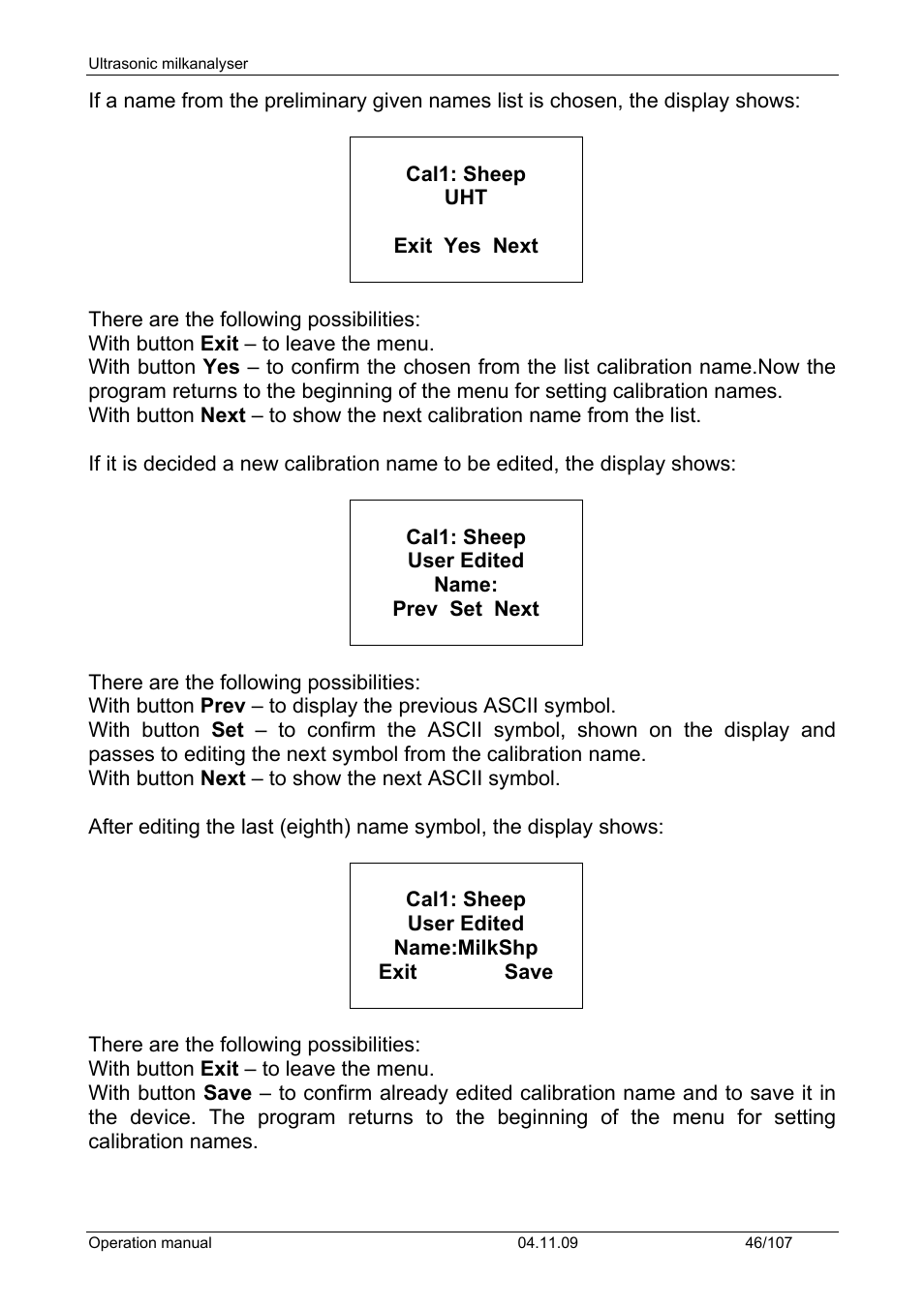 LABEC M-MIA-LA User Manual | Page 48 / 107