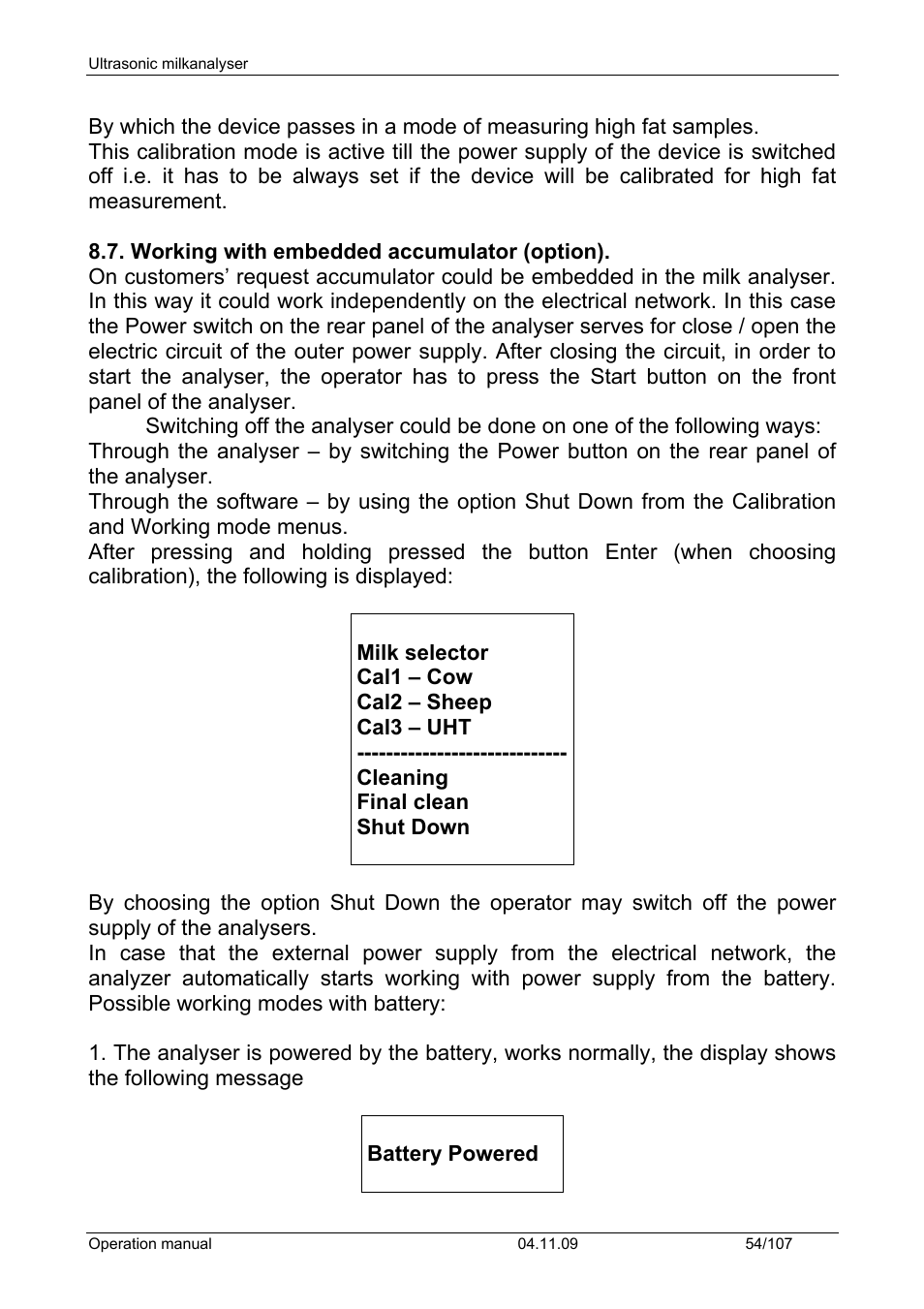 LABEC M-MIA-LA User Manual | Page 56 / 107