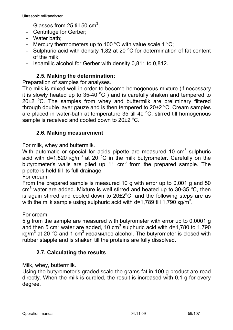 LABEC M-MIA-LA User Manual | Page 61 / 107