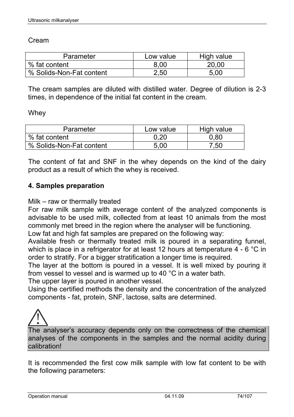 LABEC M-MIA-LA User Manual | Page 76 / 107