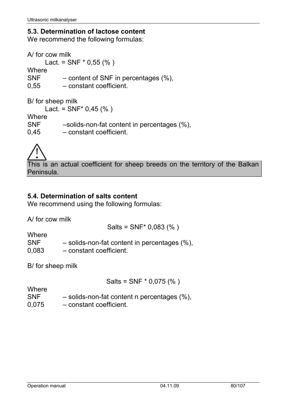 LABEC M-MIA-LA User Manual | Page 82 / 107