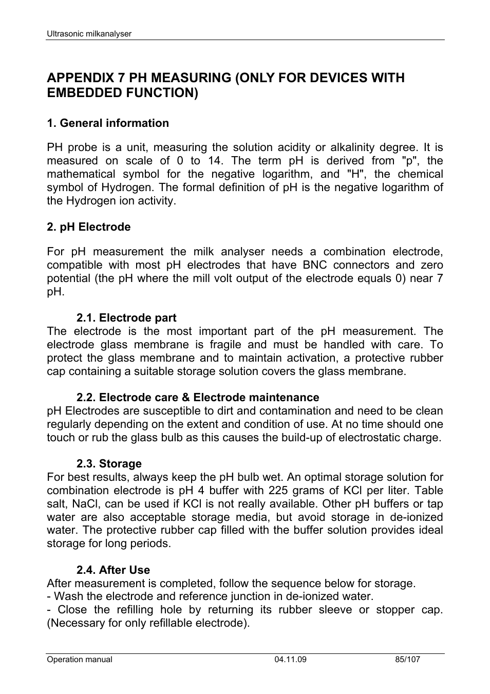 LABEC M-MIA-LA User Manual | Page 87 / 107