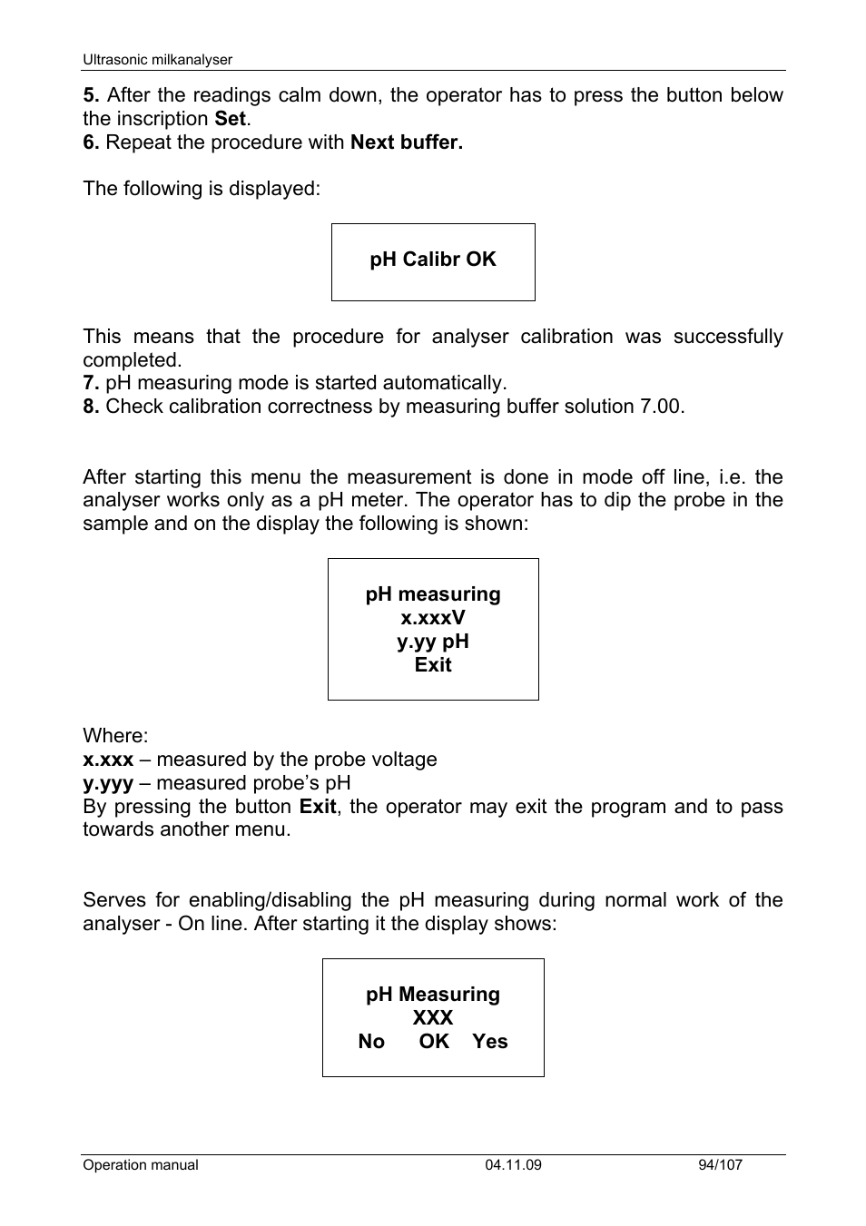 LABEC M-MIA-LA User Manual | Page 96 / 107