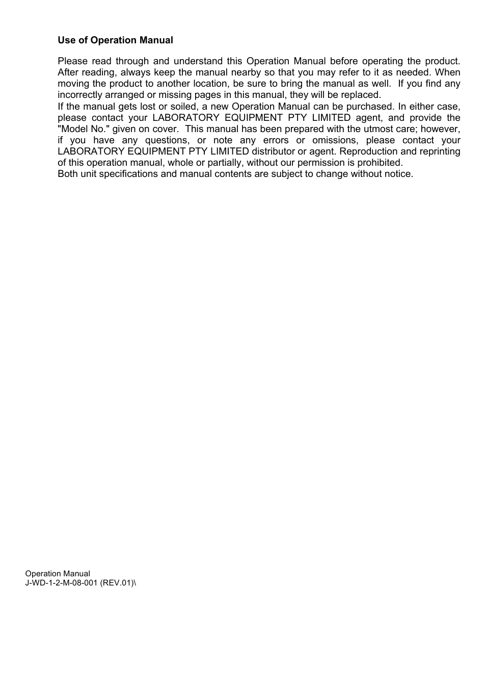 LABEC J-WD User Manual | Page 3 / 11