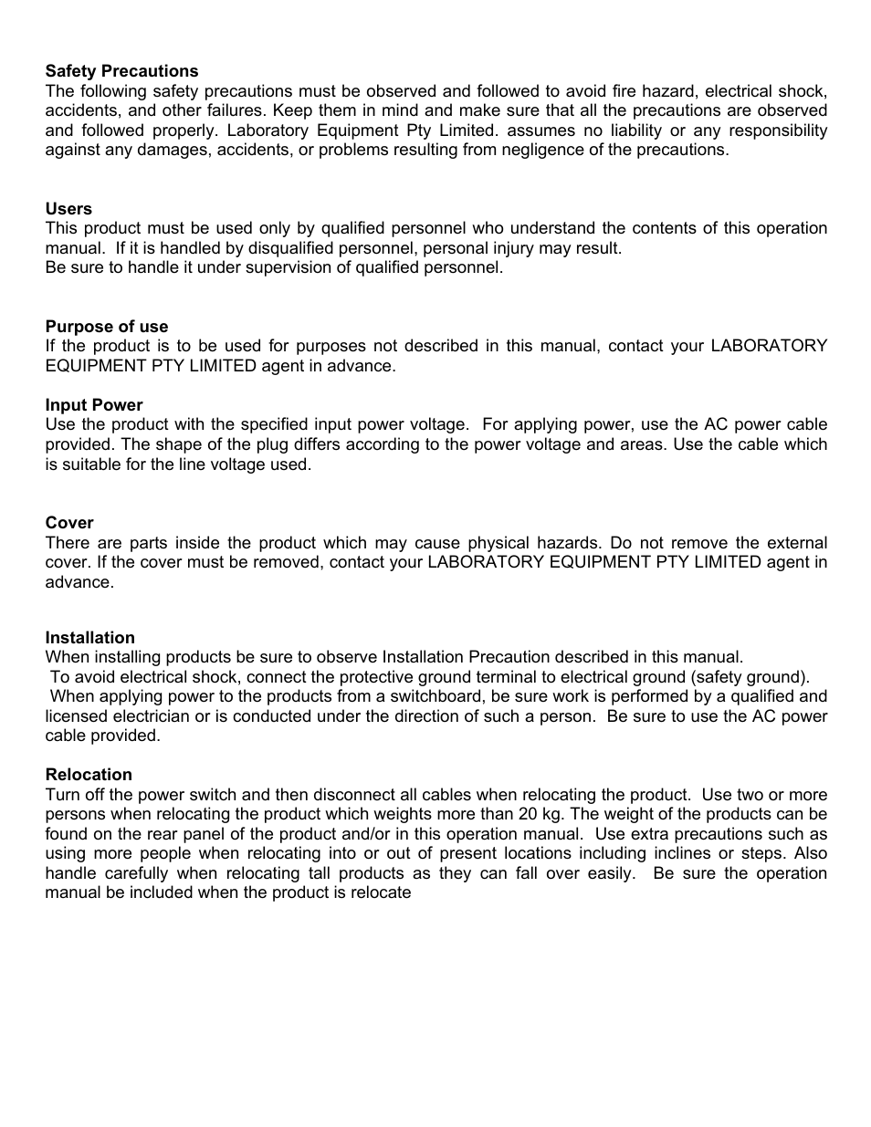 LABEC J-WD-1 User Manual | Page 5 / 11