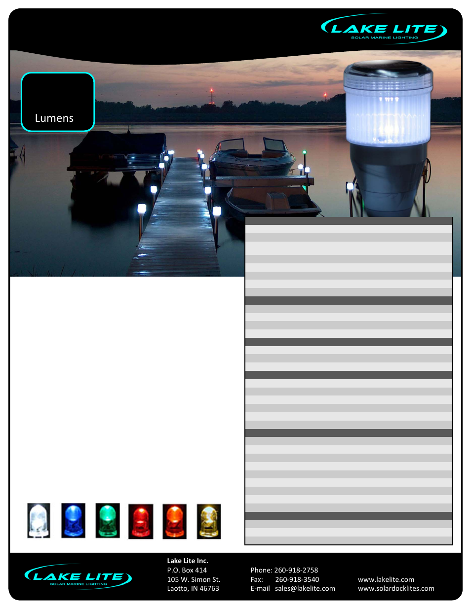 Lake Lite LL-SDL-Round v5.3 User Manual | 4 pages