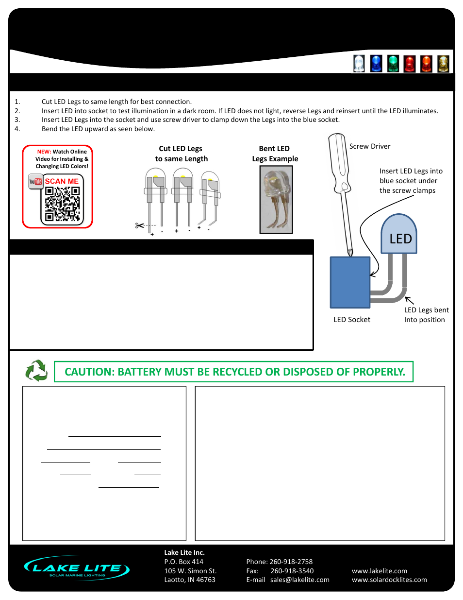 Solar dock post lites, Dimensions = mm | Lake Lite LL-SDL-Round v5.3 User Manual | Page 4 / 4