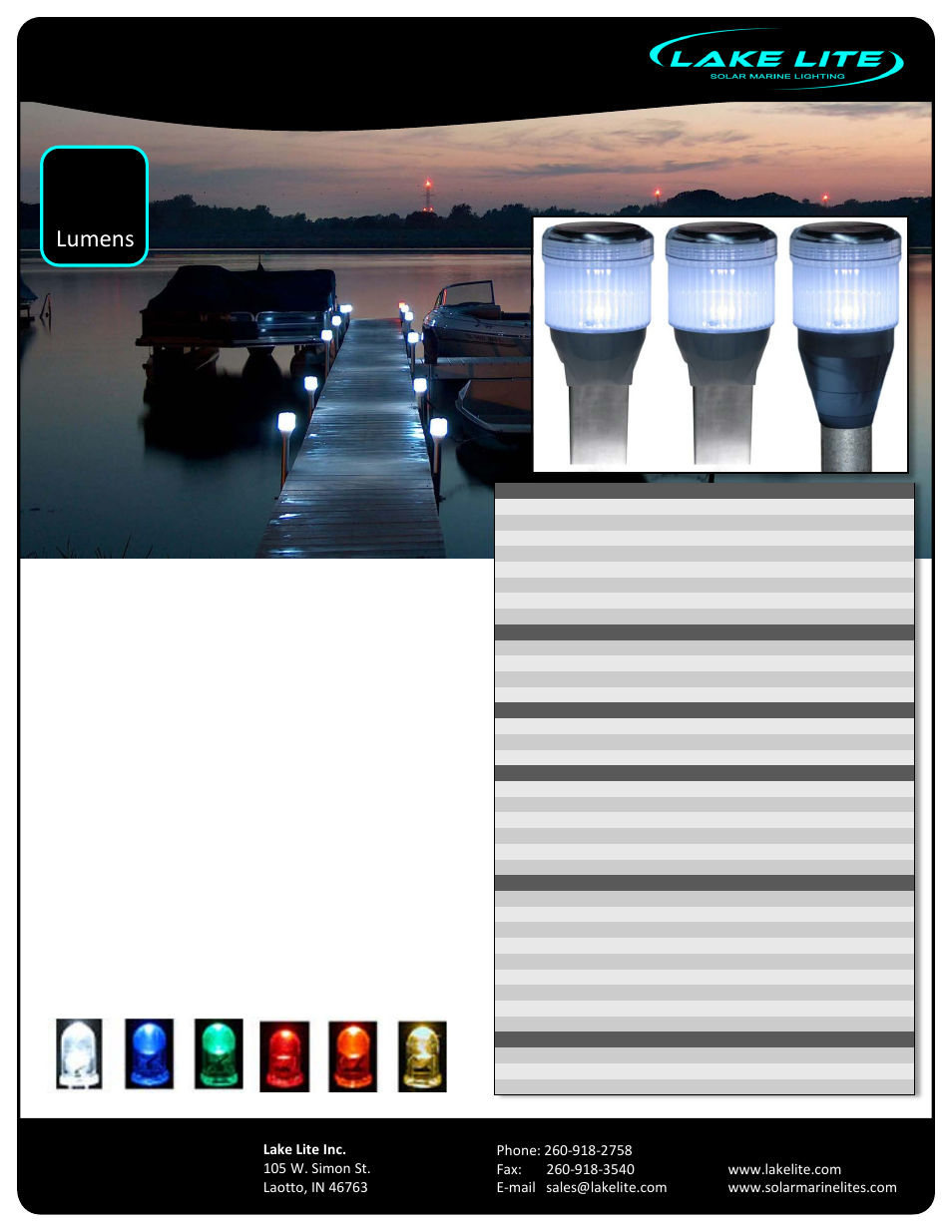Lake Lite LL-SDL-Round v5.2 User Manual | 5 pages